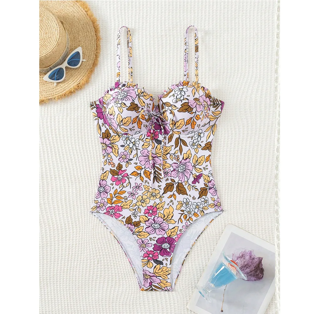 Bañador con estampado floral - Image 2