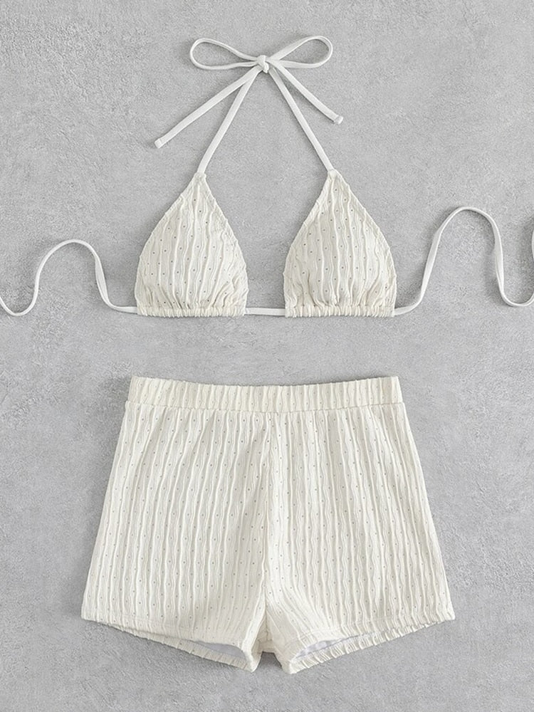 Biquini con pantalones cortos - Image 3