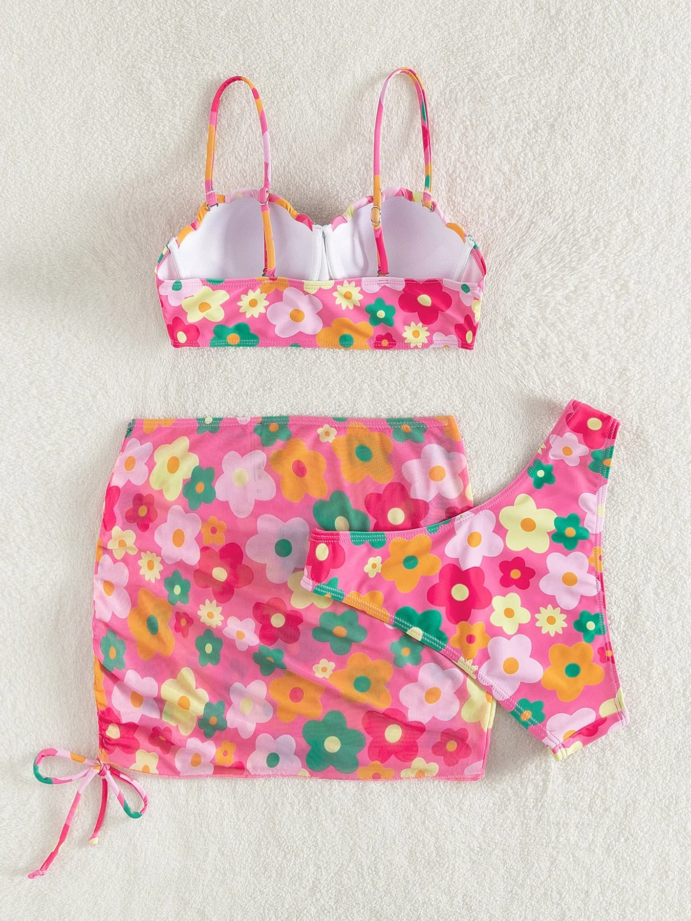 Biquini floral con minifalda - Image 4