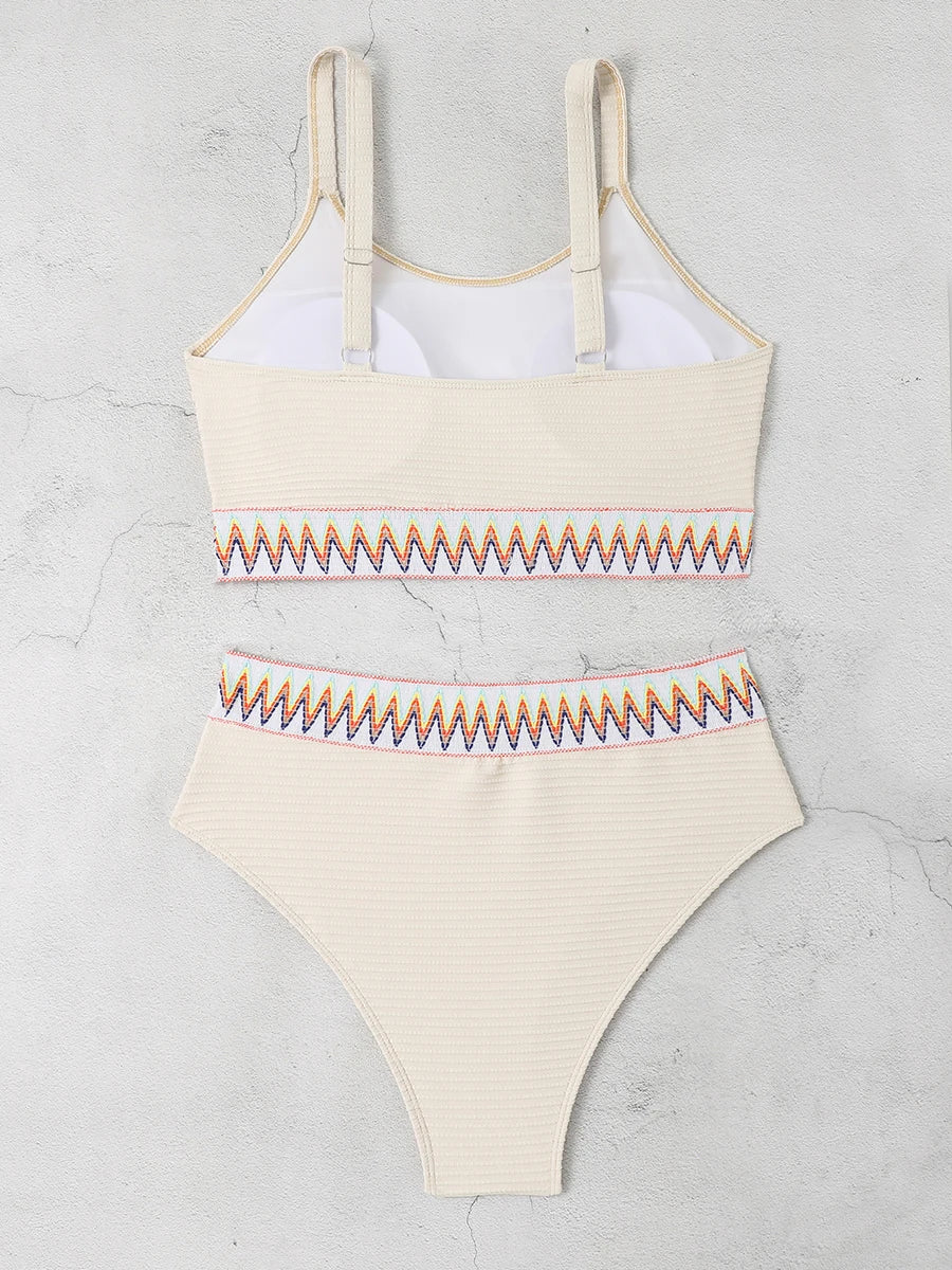 Biquini plus size de punto acanalado - Image 6