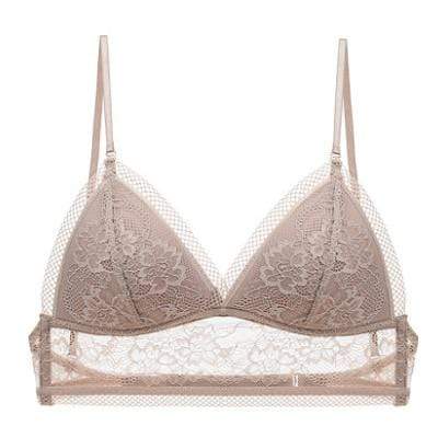 Bralette de encaje con espalda baja