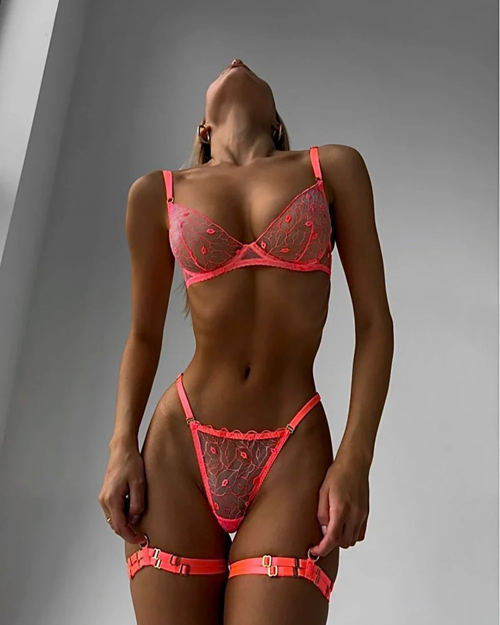 Conjunto de lencería de encaje Callie - Image 3