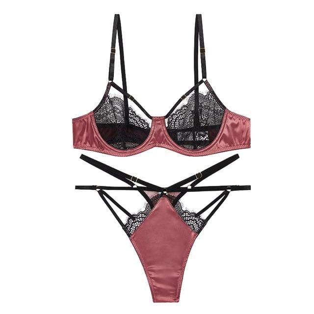 Conjunto de lencería de encaje Charlotte