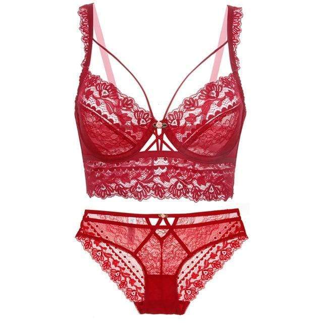 Conjunto de lencería de encaje Claire