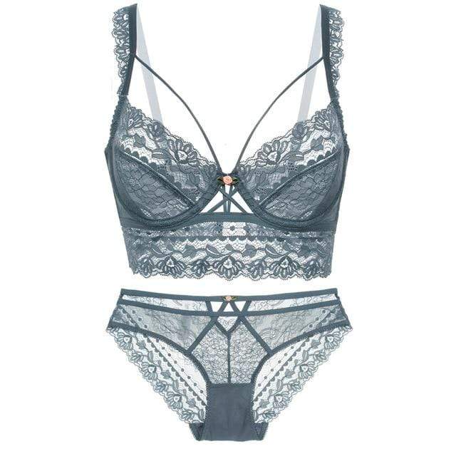 Conjunto de lencería de encaje Claire - Image 3