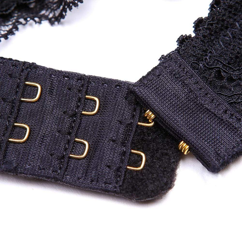 Conjunto de lencería de encaje con medias Roxanne - Image 9