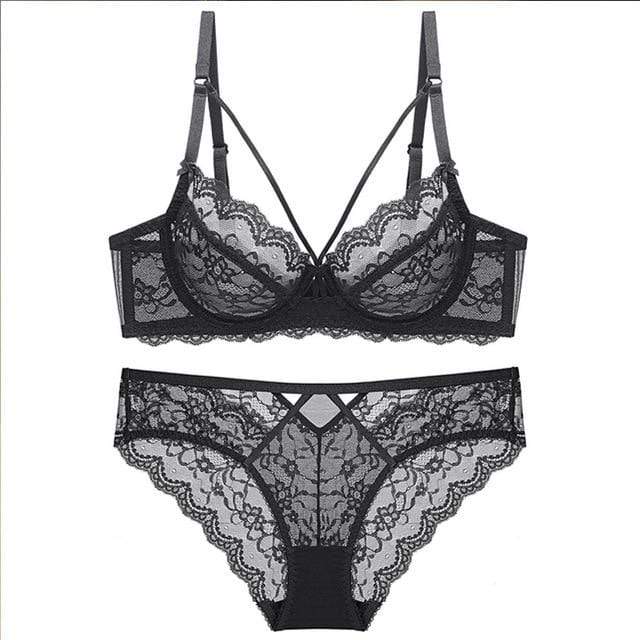 Conjunto de lencería de encaje Suzette - Image 3