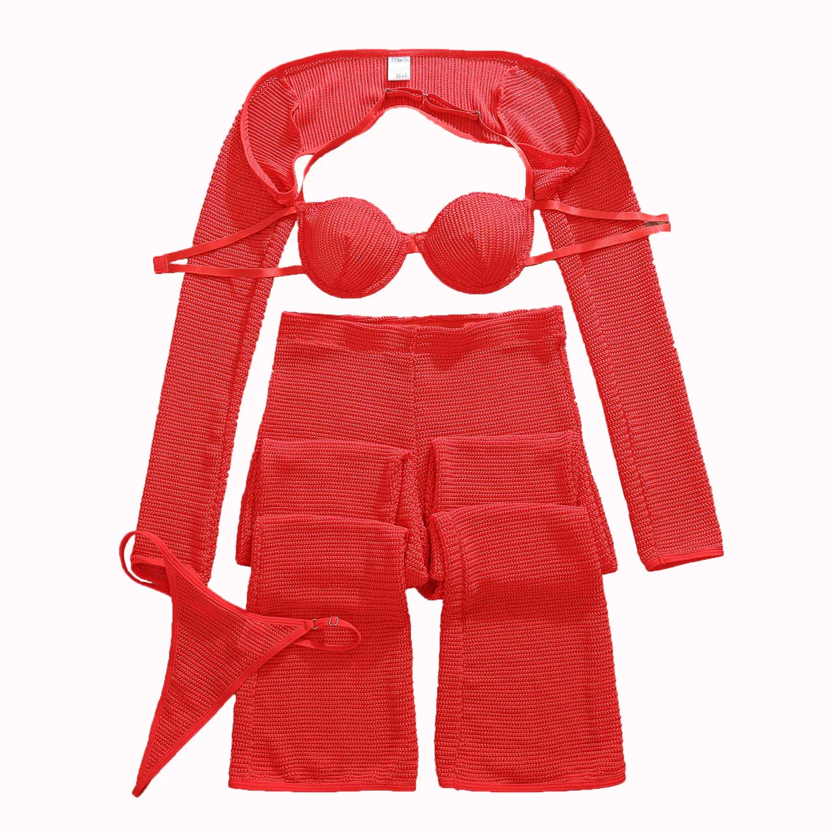 Conjunto de lencería de ganchillo con pantalones Maple - Image 7