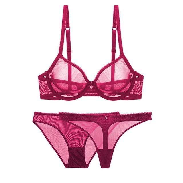 Conjunto de lencería de malla Melanie - Image 2