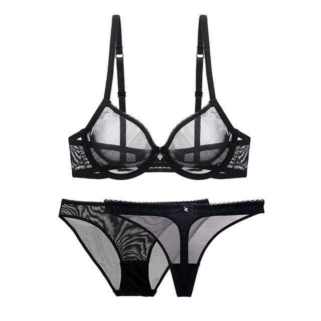 Conjunto de lencería de malla Melanie - Image 3