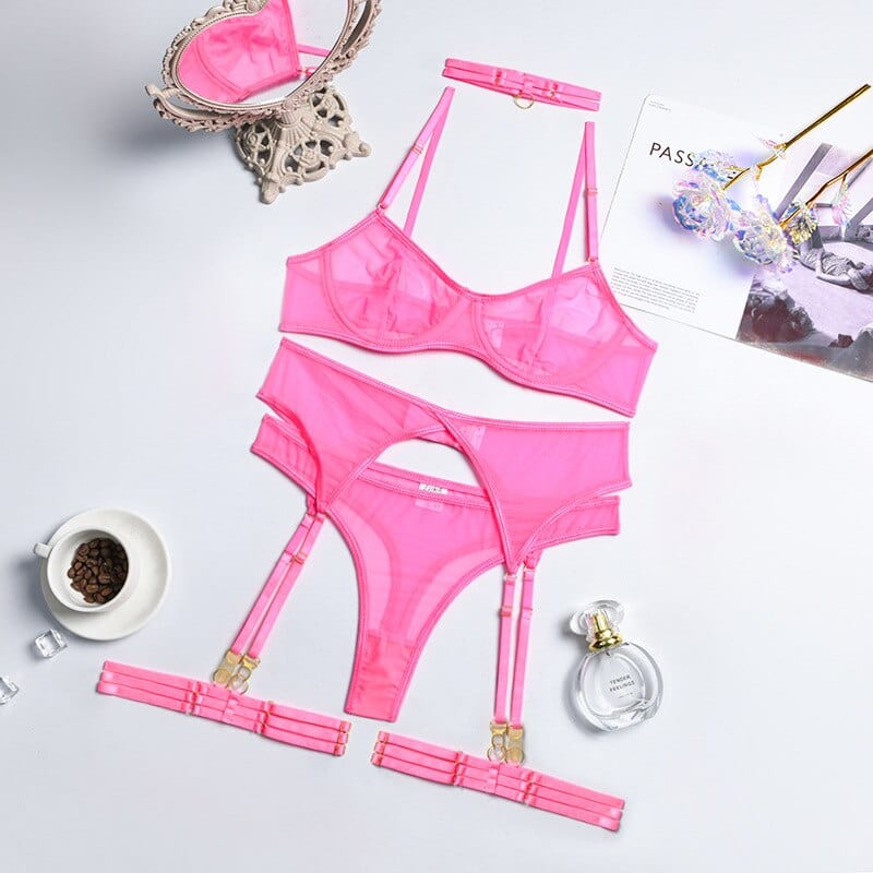 Conjunto de lencería de malla Sindy - Image 13
