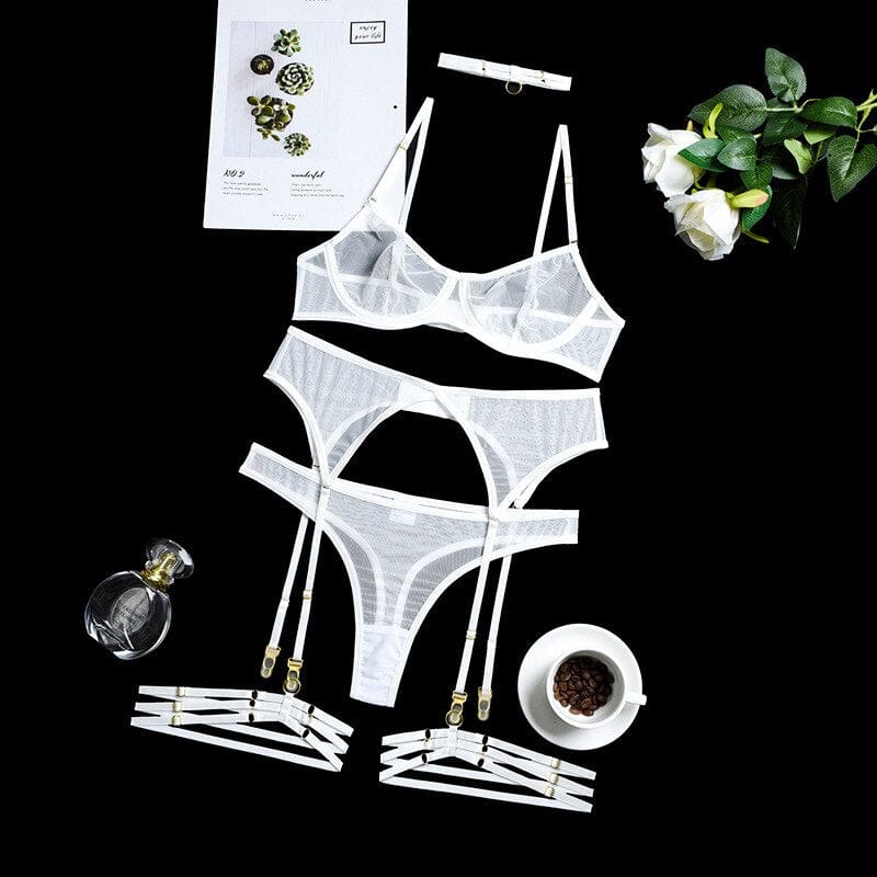 Conjunto de lencería de malla Sindy - Image 7