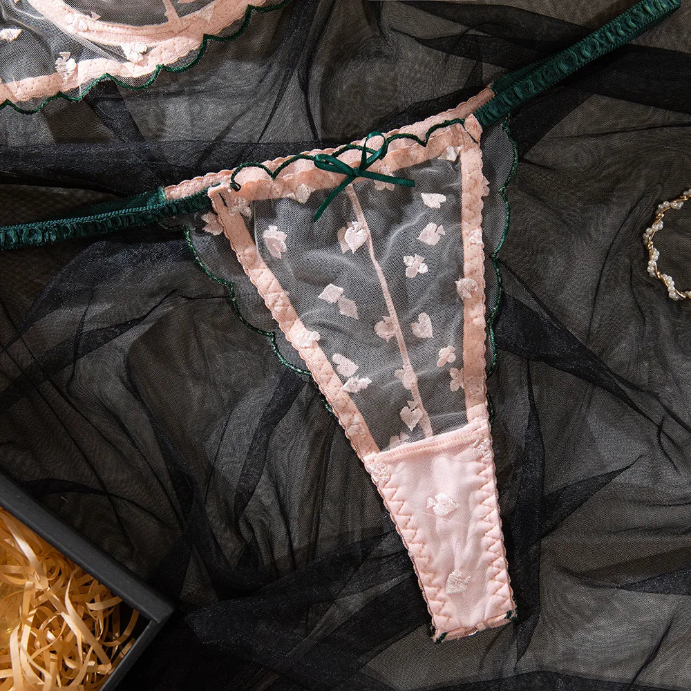 Conjunto de lencería de malla transparente Victoria - Image 8