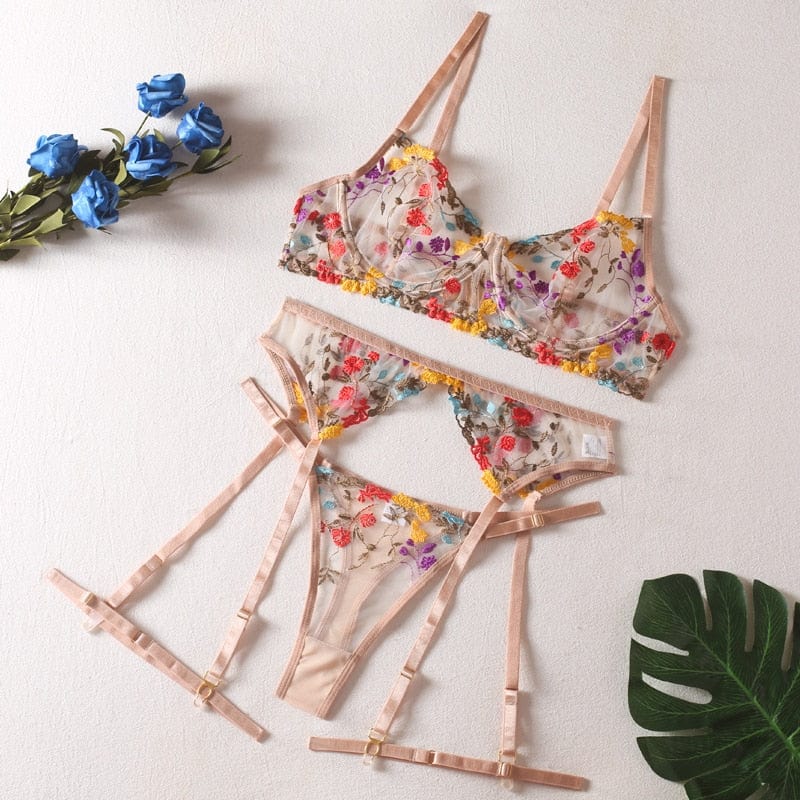 Conjunto de lencería floral Liliana - Image 10