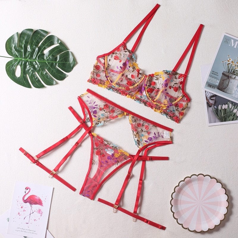 Conjunto de lencería floral Liliana - Image 11