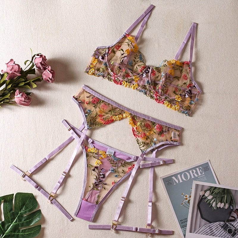Conjunto de lencería floral Liliana - Image 13