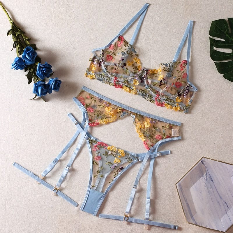 Conjunto de lencería floral Liliana - Image 14