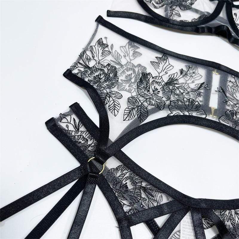 Conjunto de lencería negro Ella - Image 6