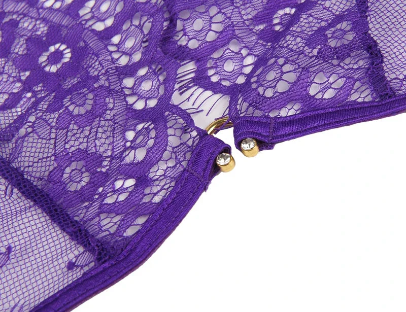 Conjunto de lencería plus size con abertura en escote - Image 3
