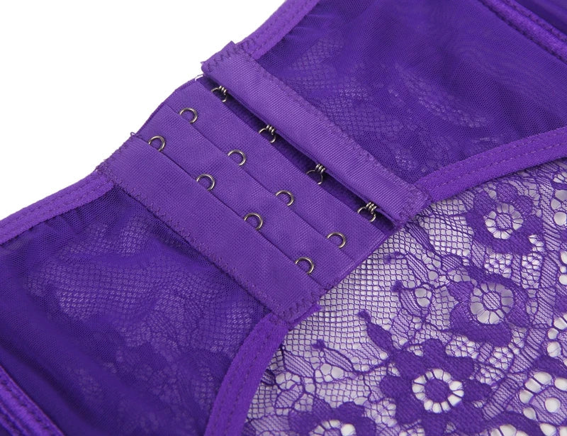Conjunto de lencería plus size con abertura en escote - Image 4