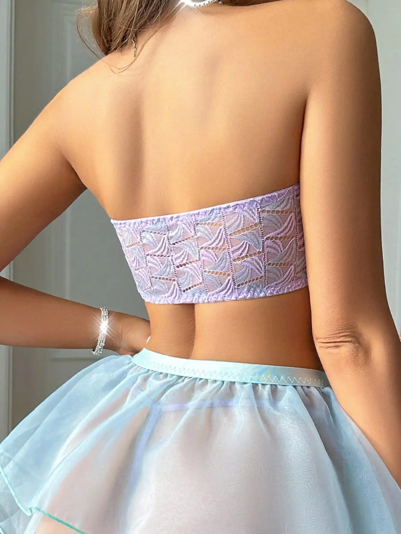 Disfraz de sirena con minifalda de tul - Image 4