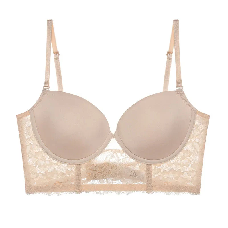 Sujetador de tipo bralette con espalda descubierta