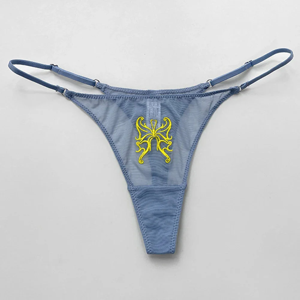 Tanga con bordado de mariposa - Image 5