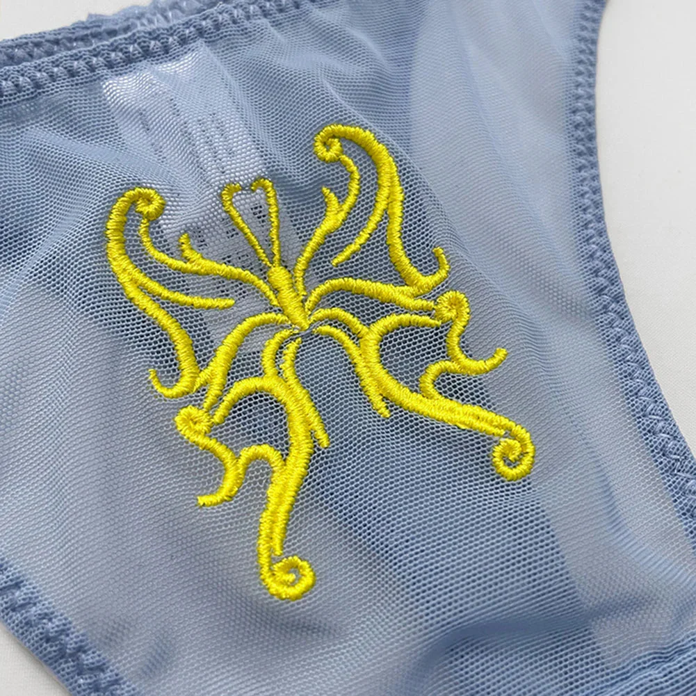 Tanga con bordado de mariposa - Image 7