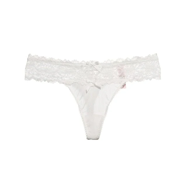 Tanga con lacitos y ribete de encaje - Image 3