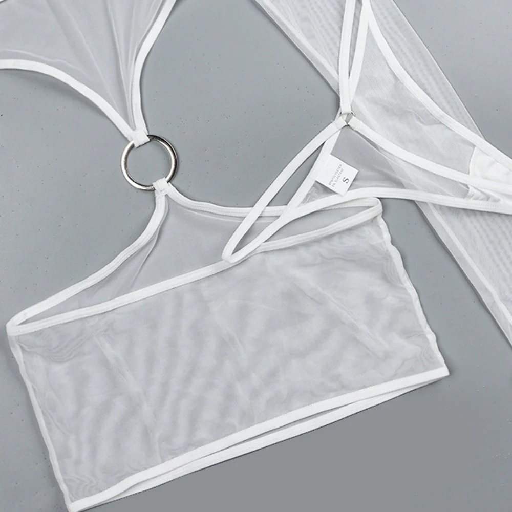 Vestido con recortes y anillo - Image 6