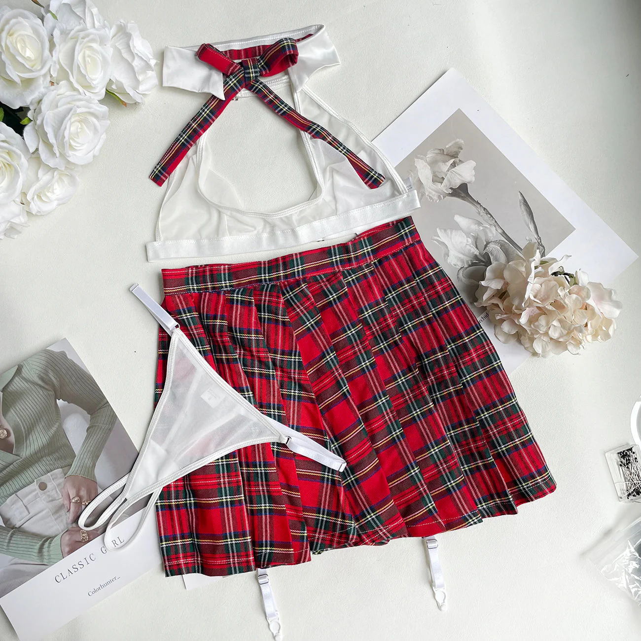 Vestido de alumna con minifalda - Image 9